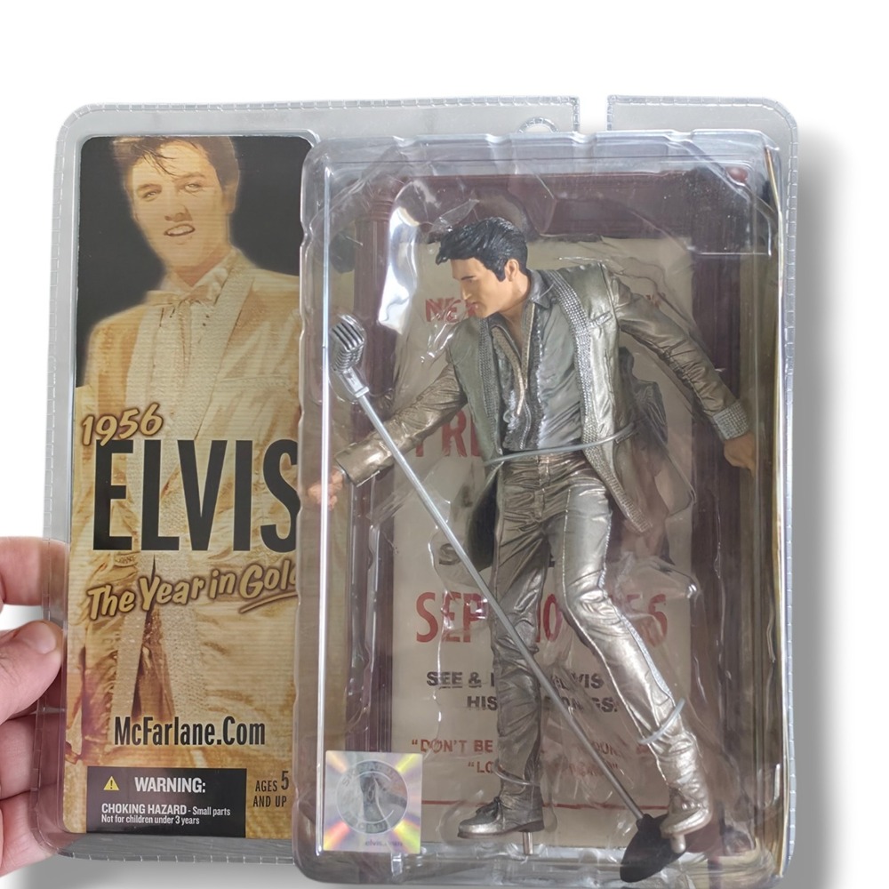 Elvis Presley 1956 The Year In Gold 4th Edition McFarlane Toys Action Figure NI